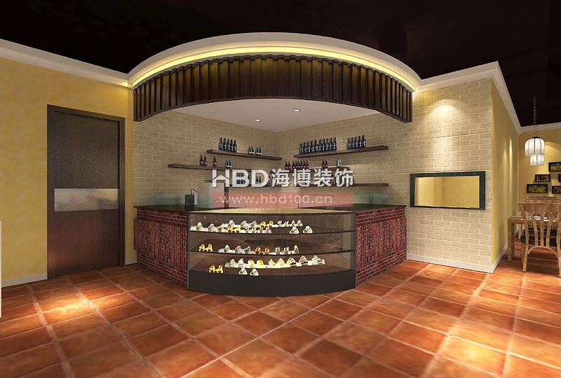 哆味加意大利餐廳設(shè)計 吧臺設(shè)計