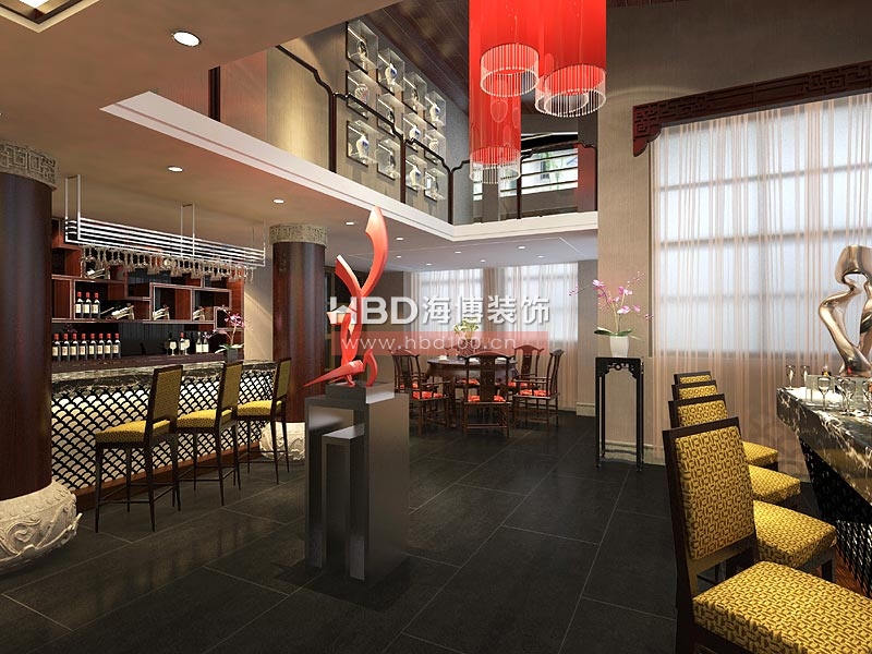 日熙貿(mào)易公司會(huì)所設(shè)計(jì) 吧臺(tái)區(qū) 日熙貿(mào)易公司會(huì)所設(shè)計(jì) 吧臺(tái)區(qū)