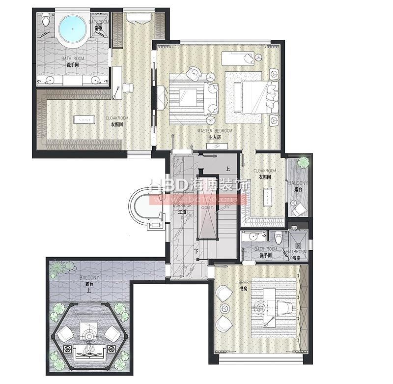 玖瓏湖別墅裝修 平面方案設計之二.jpg 玖瓏湖別墅裝修 平面方案設計之二.jpg