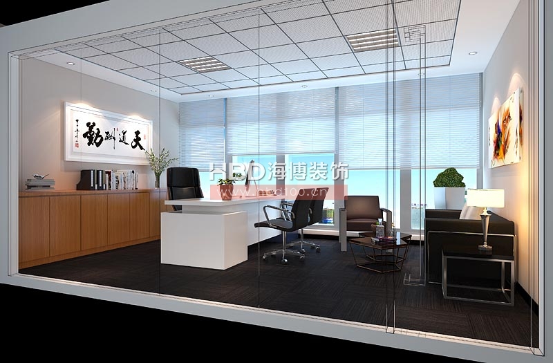 醫(yī)享網(wǎng)董事長(zhǎng)辦公室裝修