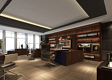 廣州無窮食品公司總經(jīng)理室設計