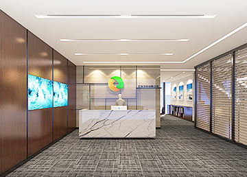 萬(wàn)華投資公司辦公室裝修設(shè)計(jì)