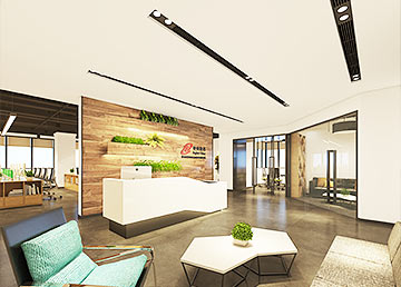 智慧神州信息技術(shù)公司前臺裝修設計 智慧神州信息技術(shù)公司前臺裝修設計