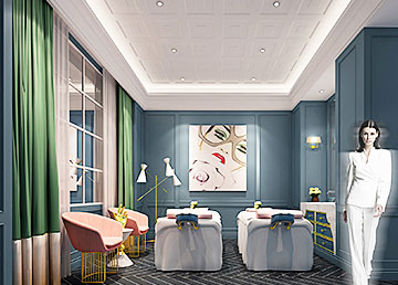 廣州美容院連鎖店裝修設(shè)計(jì) 香蔓美肌機(jī)構(gòu)